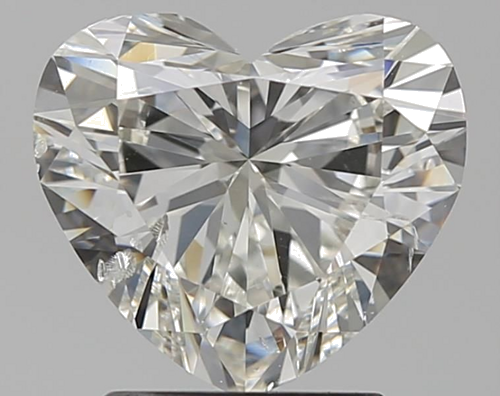 2.0 carat I-SI2 Natūralus Heart Deimantas (1)