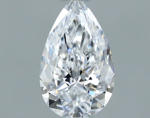 0.5 carat D-VVS1 Natūralus Pear Deimantas (1)