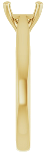 Sužadėtuvių Žiedas „Solitaire“ 585 Geltonojo Aukso Square 5.5mm (4)