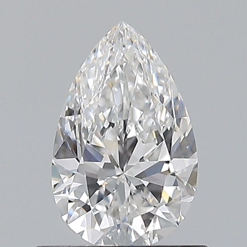 0.7 carat D-VS1 Natūralus Pear Deimantas (1)