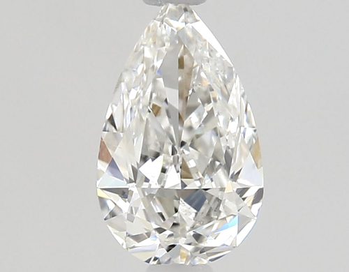 0.5 carat F-SI1 Natūralus Pear Deimantas (1)