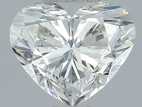 0.97 carat H-SI2 Natūralus Heart Deimantas (1)