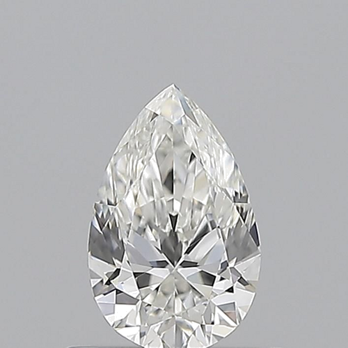 0.52 carat G-VVS2 Natūralus Pear Deimantas (1)