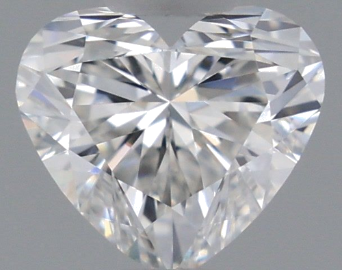 0.38 carat F-VVS1 Natūralus Heart Deimantas (1)