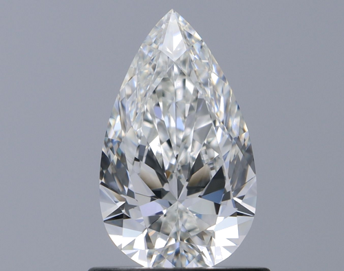 0.8 carat H-VVS1 Natūralus Pear Deimantas (1)