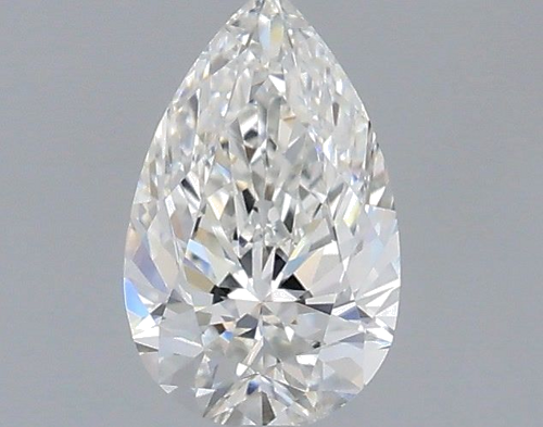 0.6 carat H-SI2 Natūralus Pear Deimantas (1)