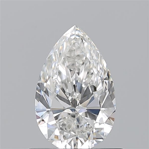 0.7 carat G-VVS2 Natūralus Pear Deimantas (1)