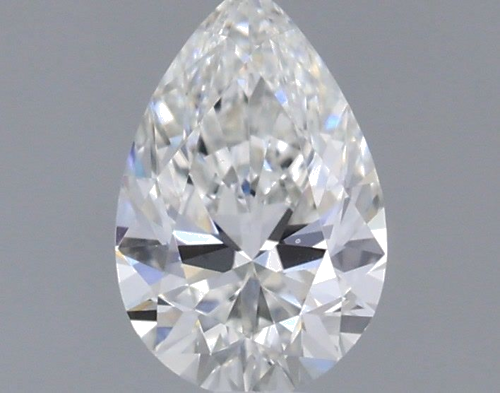 0.3 carat G-VS2 Natūralus Pear Deimantas (1)