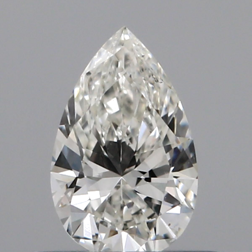 0.4 carat I-VVS1 Natūralus Pear Deimantas (1)