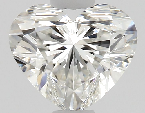 0.63 carat G-VS1 Natūralus Heart Deimantas (1)