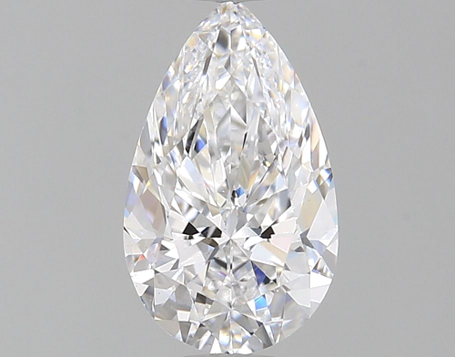 0.9 carat D-VS2 Natūralus Pear Deimantas (1)