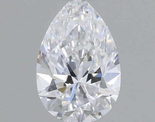 0.32 carat D-VVS1 Natūralus Pear Deimantas (1)