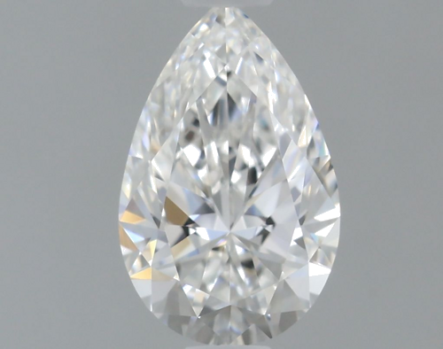 0.35 carat F-VVS1 Natūralus Pear Deimantas (1)