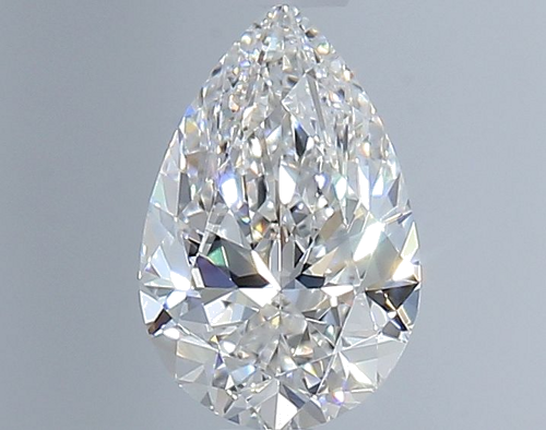 0.5 carat E-VVS2 Natūralus Pear Deimantas (1)