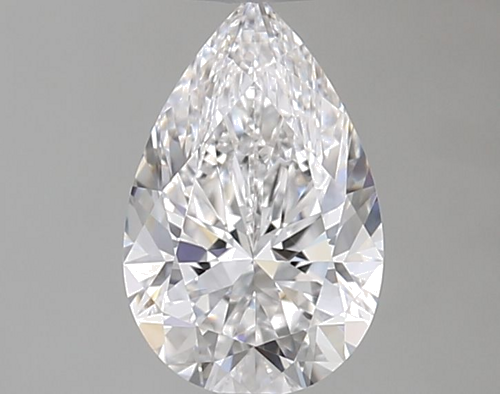 0.43 carat E-IF Natūralus Pear Deimantas (1)