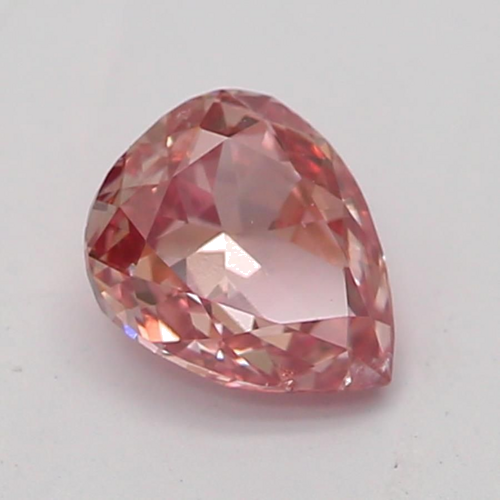 0.25 carat Fancy Brownish Orangey Pink-SI2 Natūralus Pear Deimantas (1)