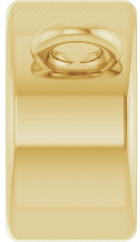 Pakabukas „Rose-Cut Bezel-Set“ 14k yellow gold Round 4mm (3)