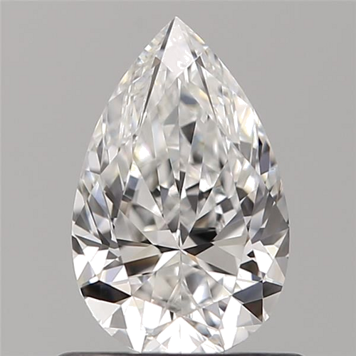 0.7 carat E-VVS2 Natūralus Pear Deimantas (1)