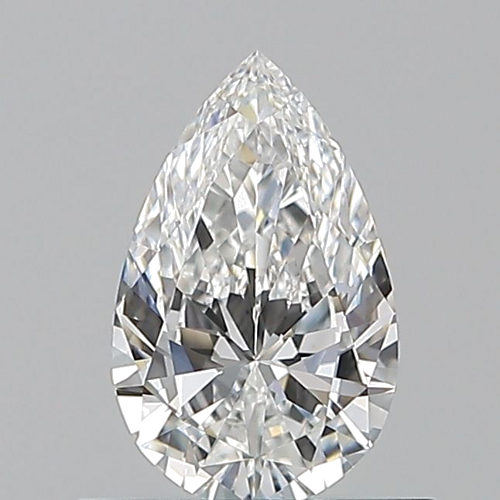 0.55 carat E-VVS2 Natūralus Pear Deimantas (1)