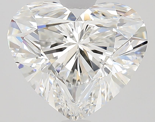 2.3 carat F-VVS2 Natūralus Heart Deimantas (1)