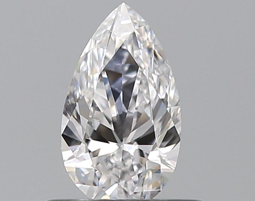 0.4 carat D-VS1 Natūralus Pear Deimantas (1)