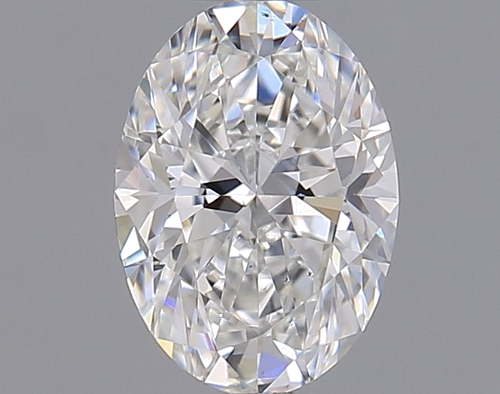 0.5 carat F-VS2 Natūralus Oval Deimantas (1)