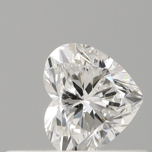 0.31 carat E-VVS1 Natūralus Heart Deimantas (1)