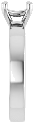 Sužadėtuvių Žiedas „Solitaire“ 585 Baltojo Aukso Cushion 6mm (4)