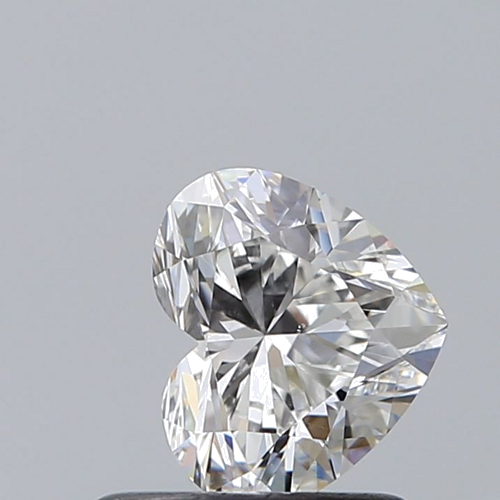 0.62 carat F-SI1 Natūralus Heart Deimantas (1)