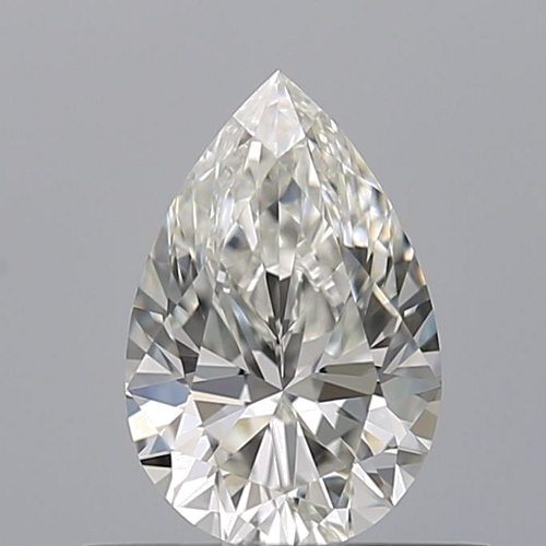 0.52 carat I-VVS1 Natūralus Pear Deimantas (1)