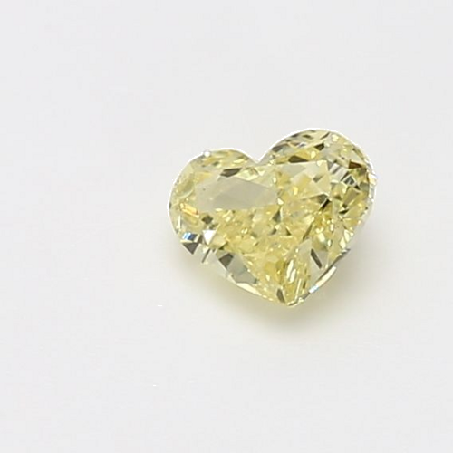 0.46 carat Fancy Intense  Yellow-SI1 Natūralus Heart Deimantas (1)
