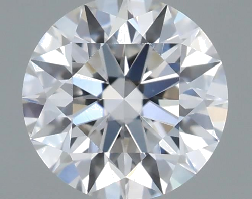 0.44 carat F-VVS2 Excellent cut Natūralus Round Deimantas (1)