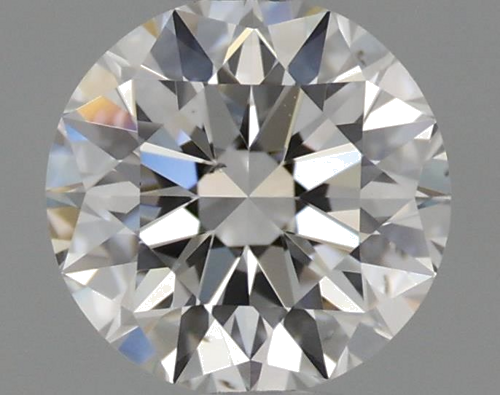 0.59 carat F-SI1 Excellent cut Natūralus Round Deimantas (1)