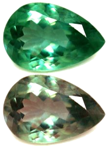 0.46 carat GREEN Pear Alexandrite (1)