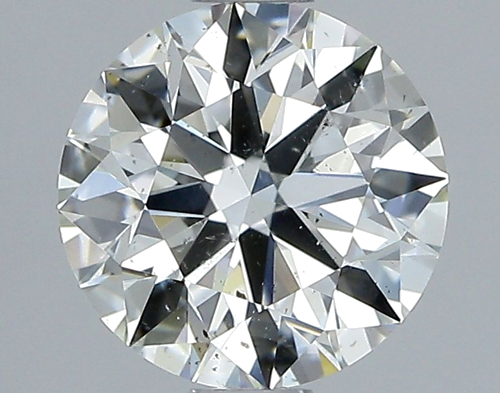 1.07 carat H-SI1 Excellent cut Natūralus Round Deimantas (1)