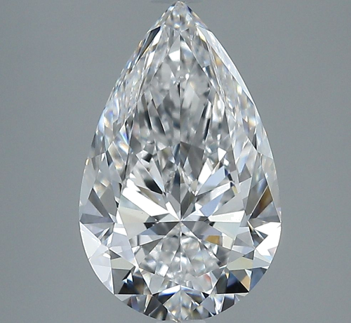 3.01 carat D-VS1 Natūralus Pear Deimantas (1)