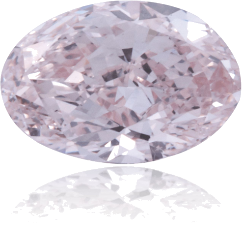 0.68 carat Fancy Light Pink-SI2 Natūralus Oval Deimantas (1)
