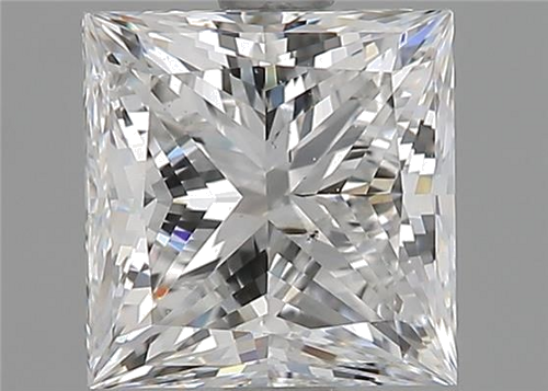 1.72 carat F-SI2 Natūralus Princess Deimantas (1)