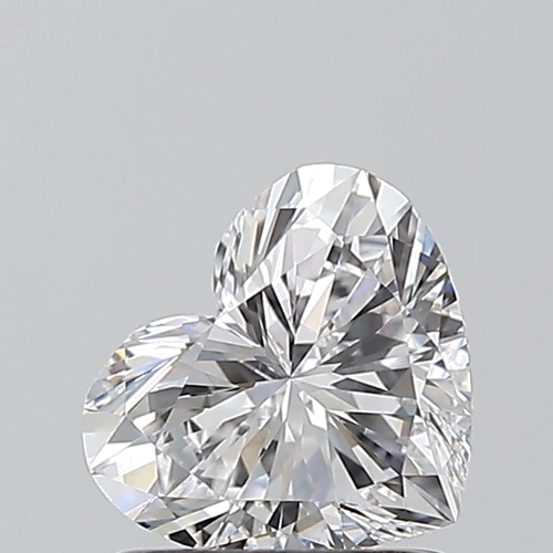 0.9 carat D-VVS2 Natūralus Heart Deimantas (1)