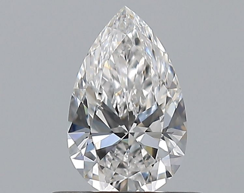 0.55 carat D-VVS1 Natūralus Pear Deimantas (1)