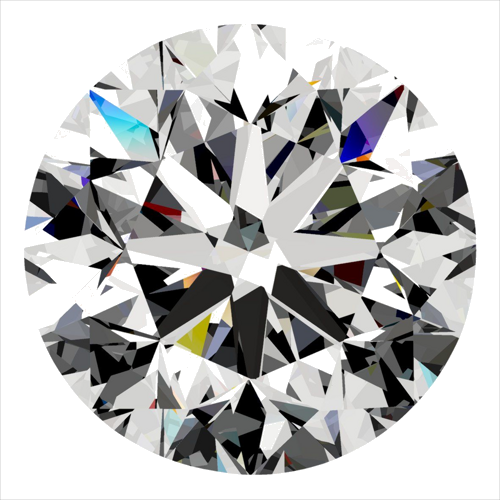 0.5 carat F-VS2 Very Good cut Natūralus Round Deimantas (1)