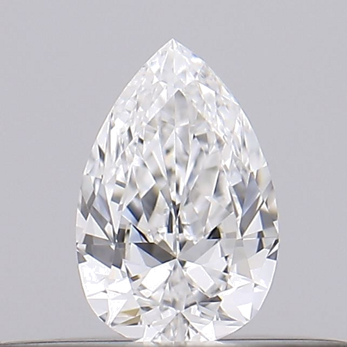 0.19 carat E-VVS2 Natūralus Pear Deimantas (1)
