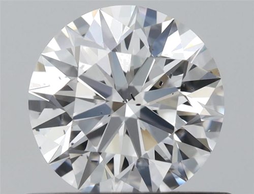0.56 carat F-SI1 Excellent cut Natūralus Round Deimantas (1)