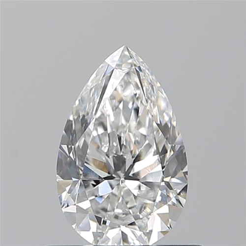 0.7 carat E-SI1 Natūralus Pear Deimantas (1)