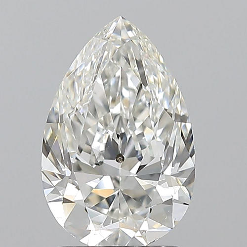 2.0 carat G-SI2 Natūralus Pear Deimantas (1)