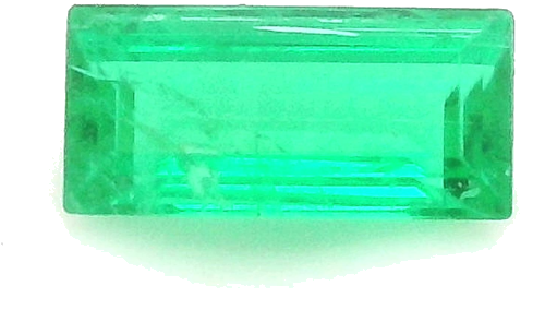 0.29 carat GREEN Baguette Smaragdas (1)