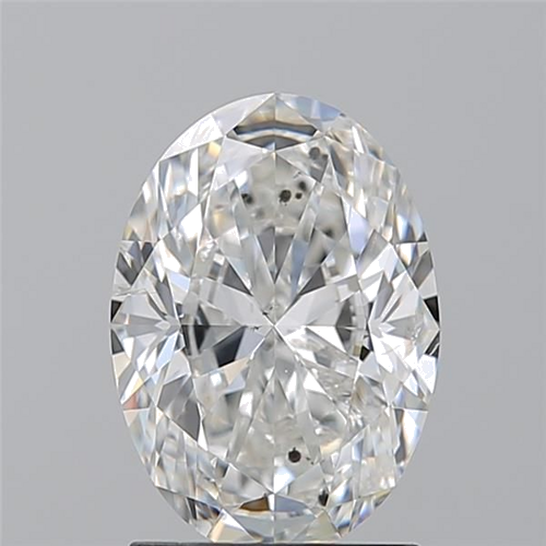 1.7 carat G-SI2 Natūralus Oval Deimantas (1)