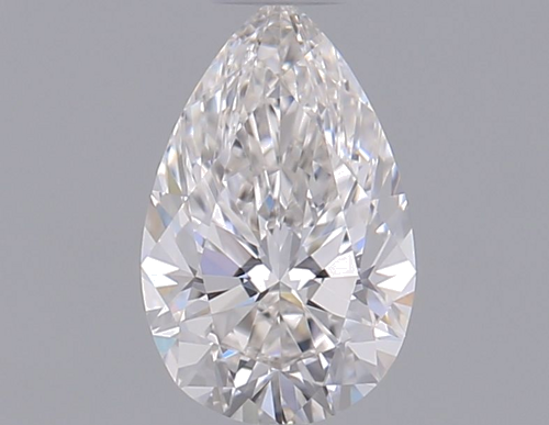 0.43 carat F-VVS2 Natūralus Pear Deimantas (1)