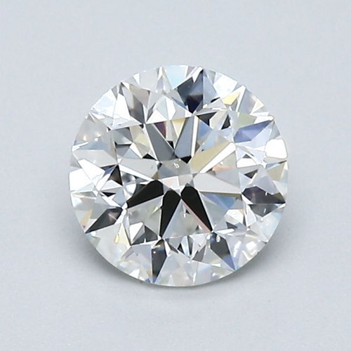 1.01 carat F-SI1 Very Good cut Natūralus Round Deimantas (1)