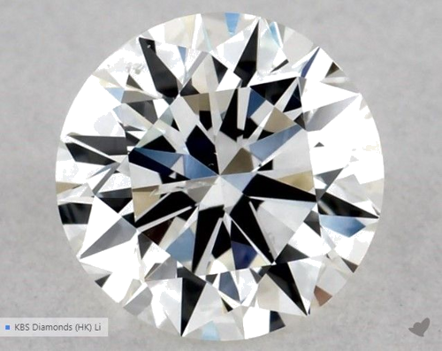 0.5 carat G-SI1 Very Good cut Natūralus Round Deimantas (1)